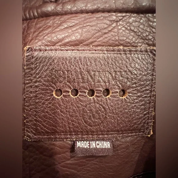 BLANK NYC | M | Faux Leather Moto Jacket | Plum - Picture 5 of 10